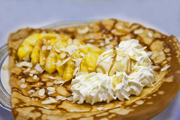 Crêpe Ananas roti - Le Paris Bretagne Jeddah